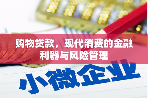 中和购物贷款，现代消费的金融利器与风险管理