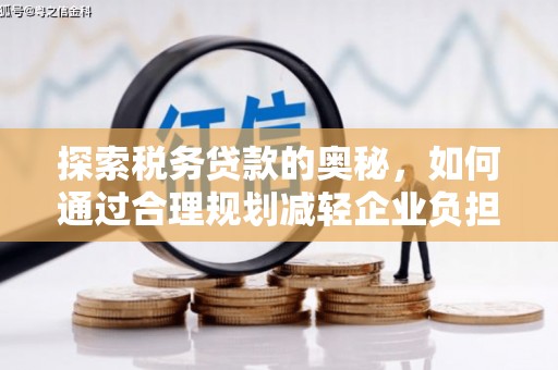 中和探索税务贷款的奥秘，如何通过合理规划减轻企业负担