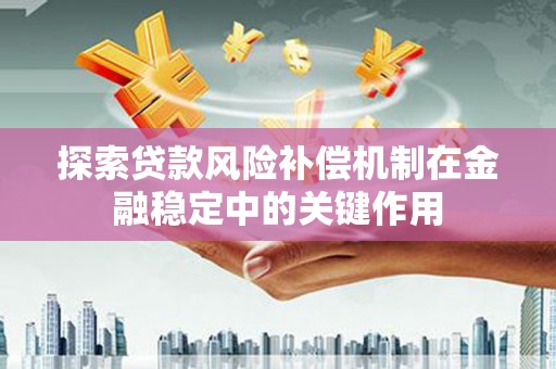 中和探索贷款风险补偿机制在金融稳定中的关键作用