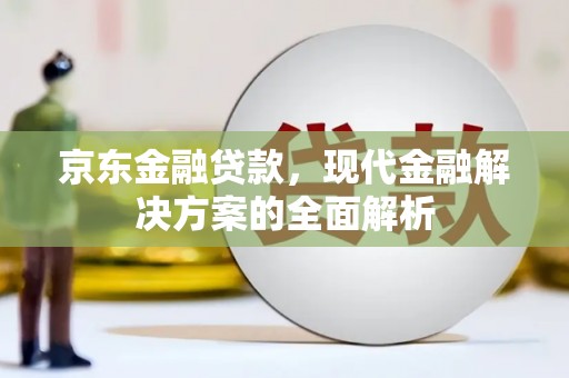 中和京东金融贷款，现代金融解决方案的全面解析