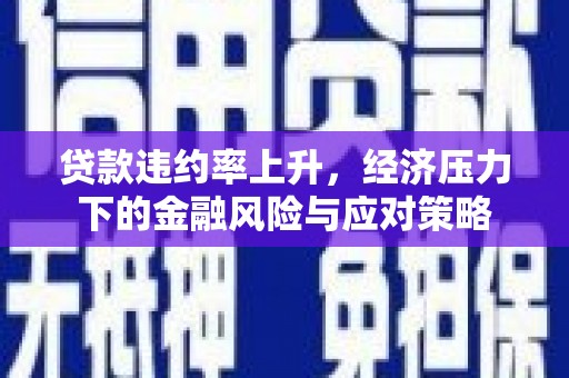 中和贷款违约率上升，经济压力下的金融风险与应对策略