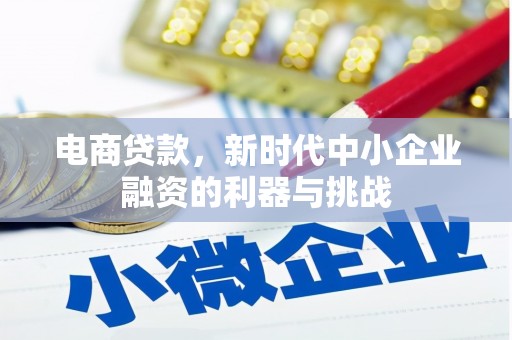 中和电商贷款，新时代中小企业融资的利器与挑战