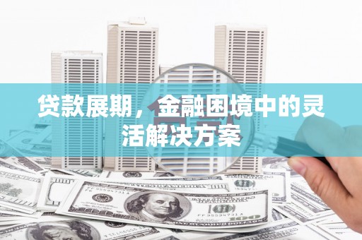 中和贷款展期，金融困境中的灵活解决方案