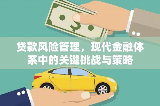 中和贷款风险管理，现代金融体系中的关键挑战与策略