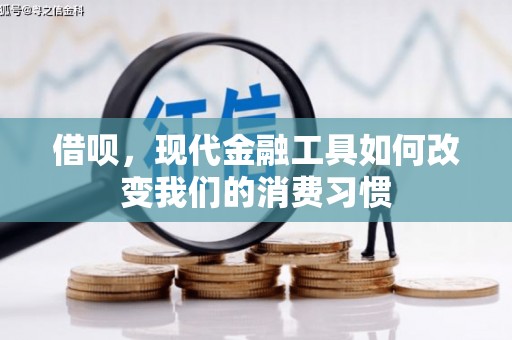 中和借呗，现代金融工具如何改变我们的消费习惯