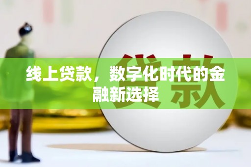 中和线上贷款，数字化时代的金融新选择