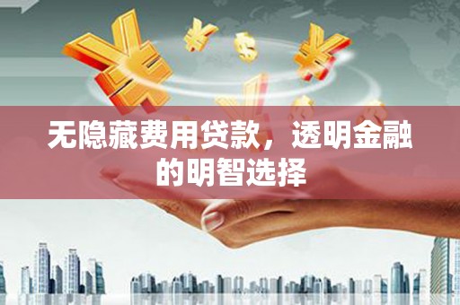 中和无隐藏费用贷款，透明金融的明智选择