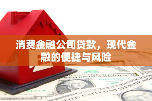 中和消费金融公司贷款，现代金融的便捷与风险