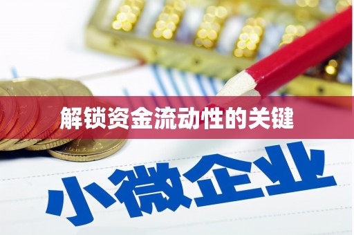 中和解锁资金流动性的关键